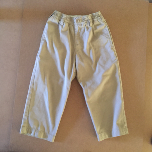 Boy's Lands' End Khaki Pants - Picture 1 of 5